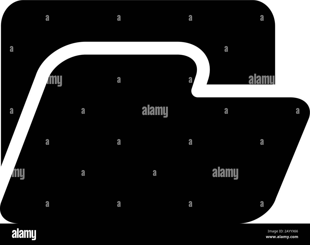 Designvektor für Ordnersymbole Stock Vektor