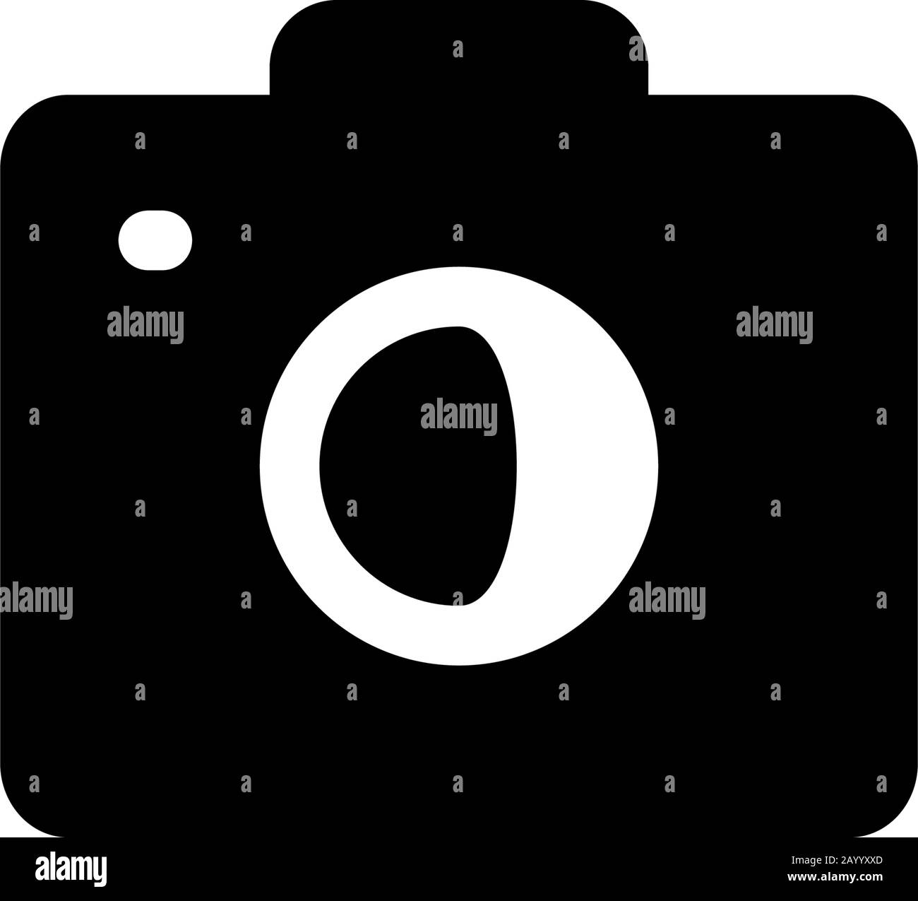 Vorlage für Fotosymbole. Vektorgrafiken Stock Vektor