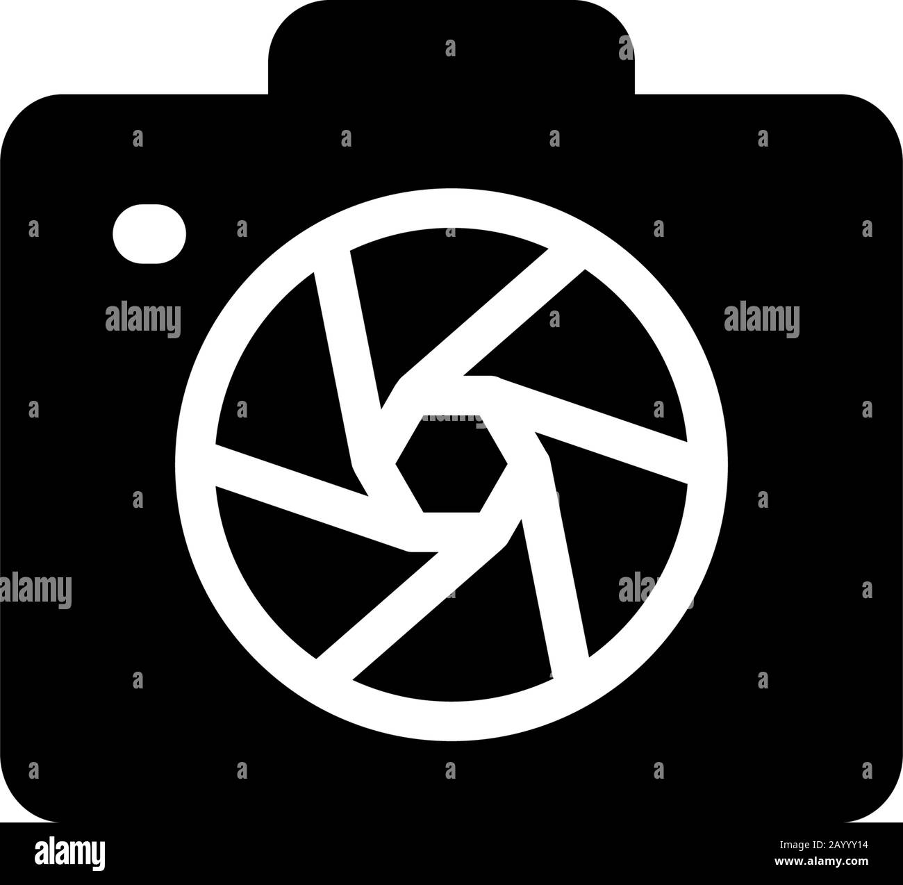 Vorlage für Fotosymbole. Vektorgrafiken Stock Vektor