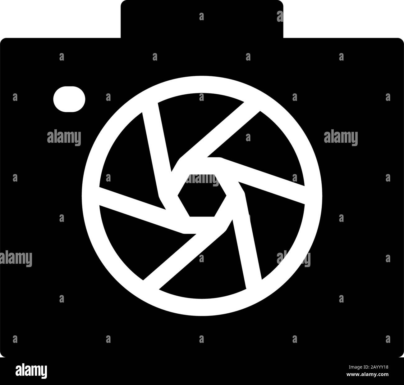 Vorlage für Fotosymbole. Vektorgrafiken Stock Vektor