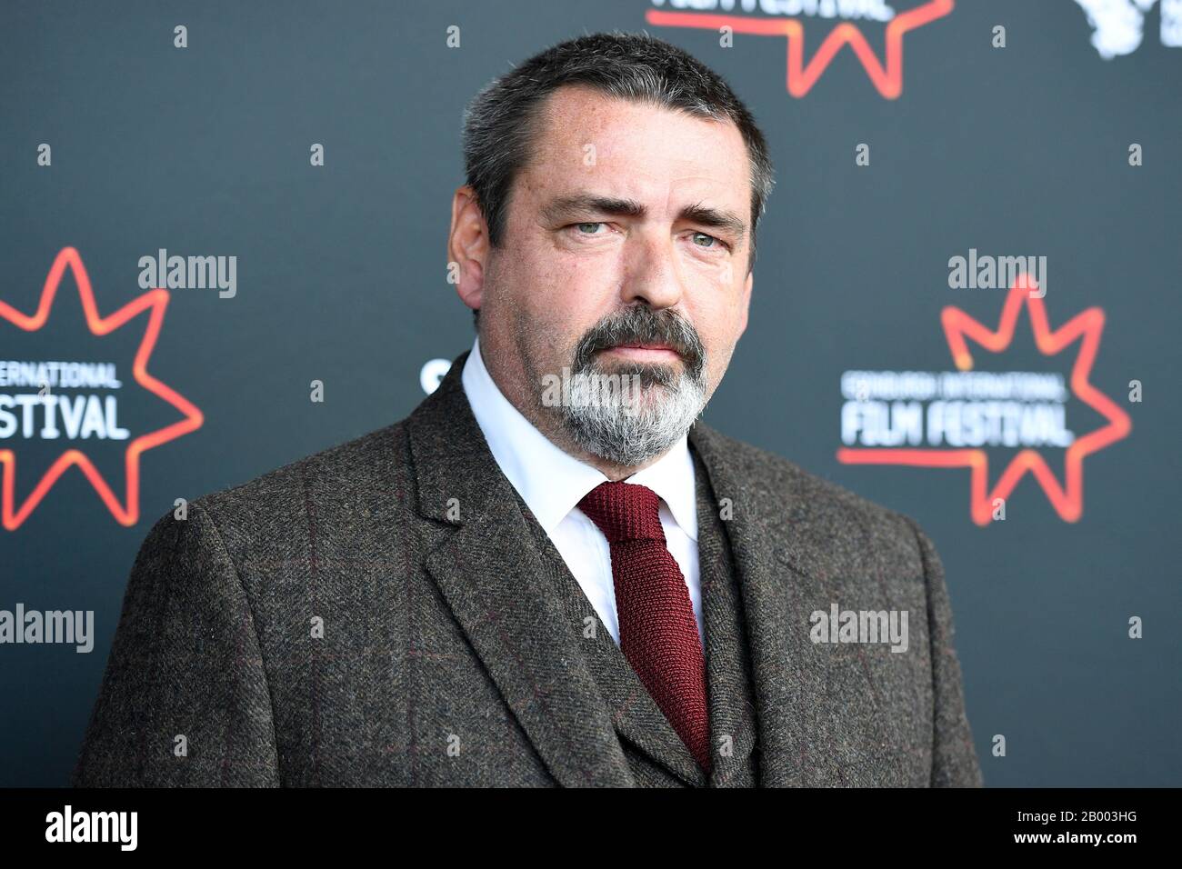 Angus MacFadyen besucht die Weltpremiere von "Robert the Bruce" im Vue Omni in Edinburgh Credit: Euan Cherry Stockfoto