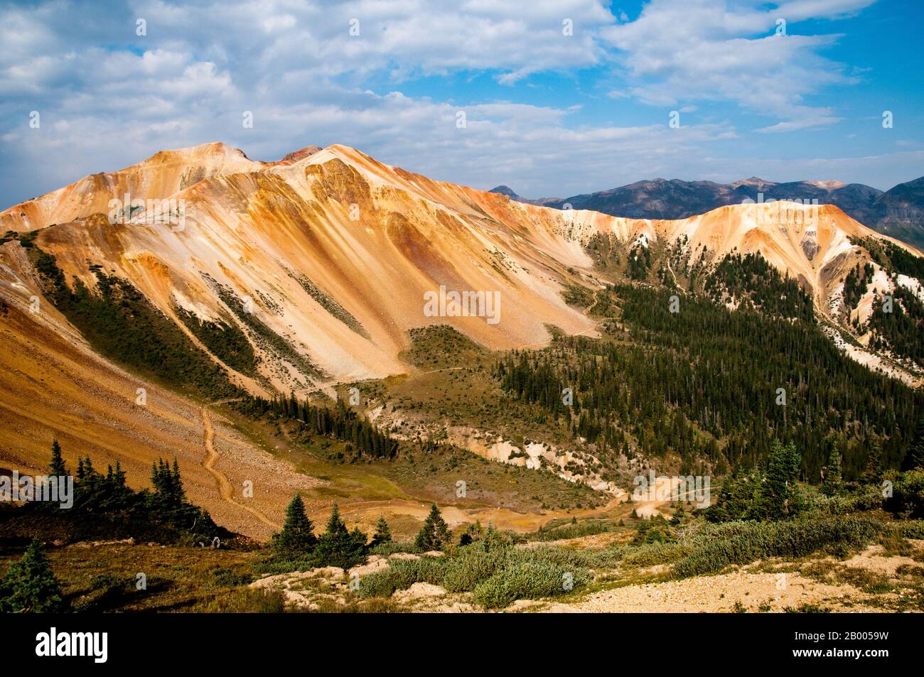 Bunte Colorado Mountains Stockfoto