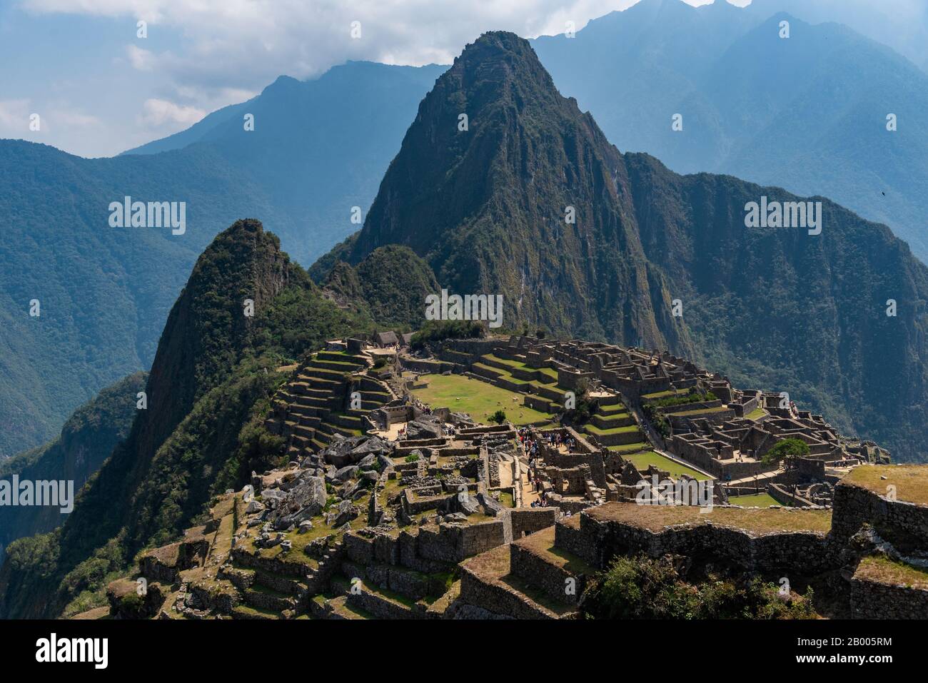 Schöne Aussicht auf Machu Picchu Peru Südamerika Stockfoto