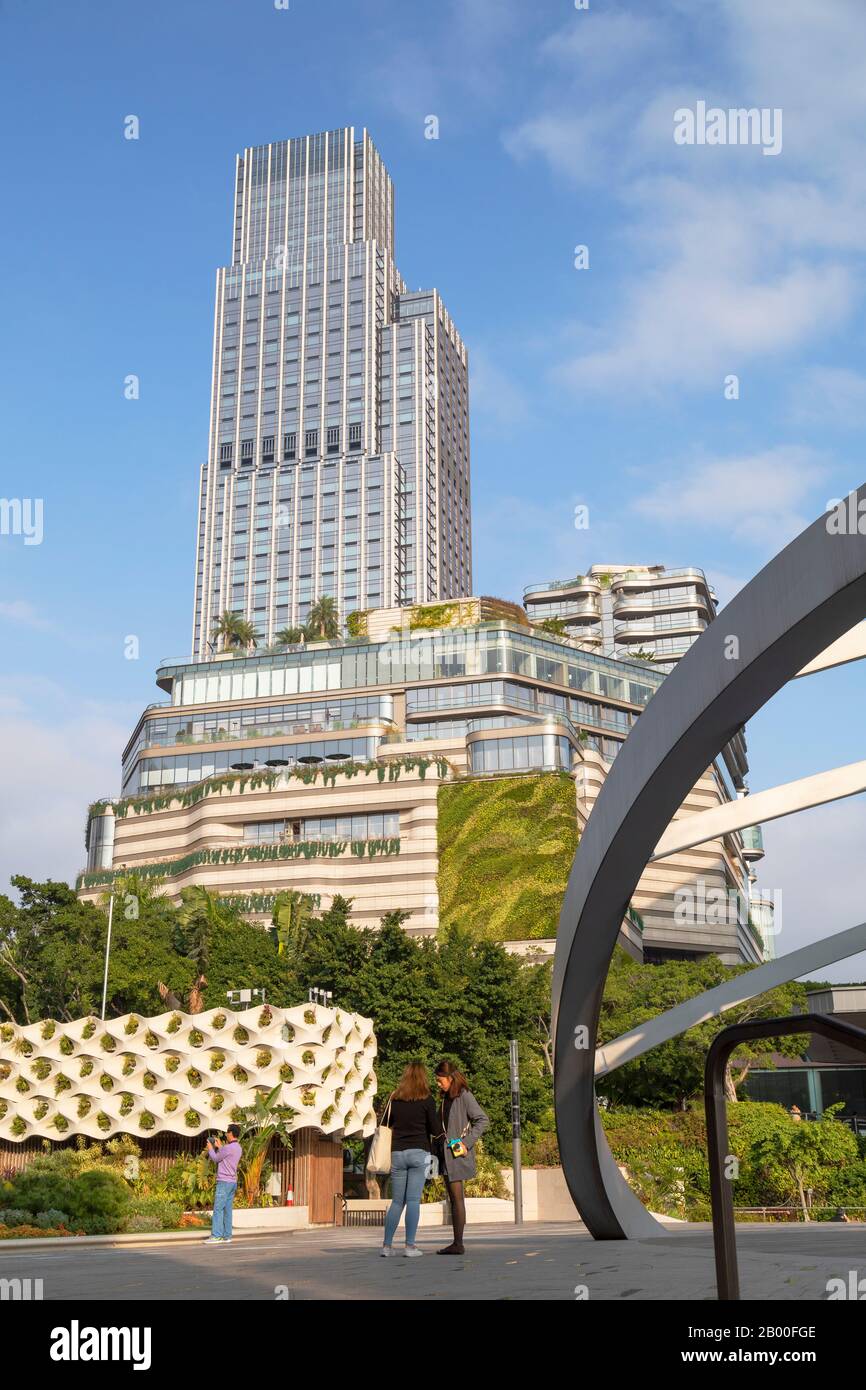 Rosewood Hotel und K11 Atelier, Tsim Sha Tsui, Kowloon, Hongkong Stockfoto