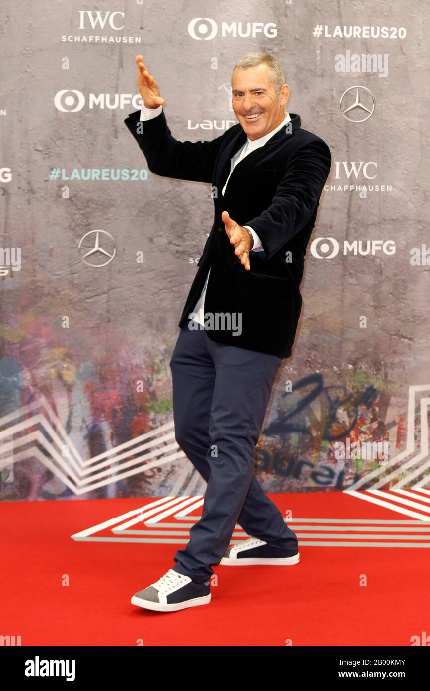 Garrett McNamara auf dem roten Teppich beim LAUREUS World Sports Award 2020 in Berlin. Weltweite Verwendung Stockfoto