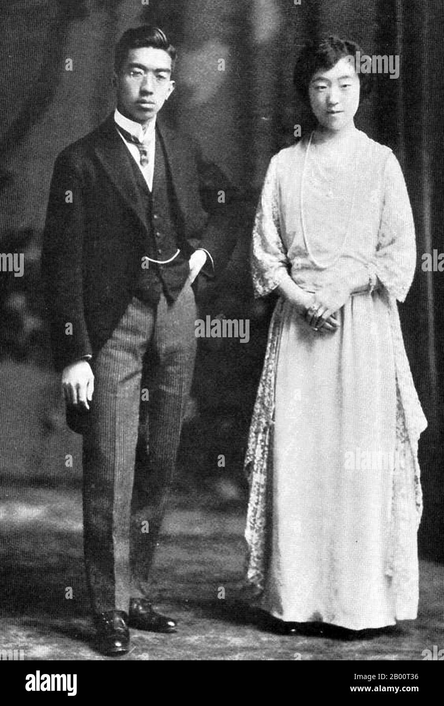 Emperor hirohito and empress kojun Fotos und Bildmaterial in hoher