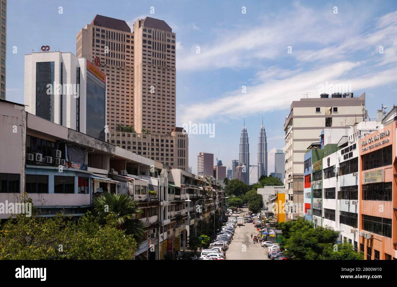 Petronas Twin Tower in Kuala Lumpur, Malaysia Stockfoto Petronas Twin Tower in Kuala Lumpur, Malaysia Stockfoto