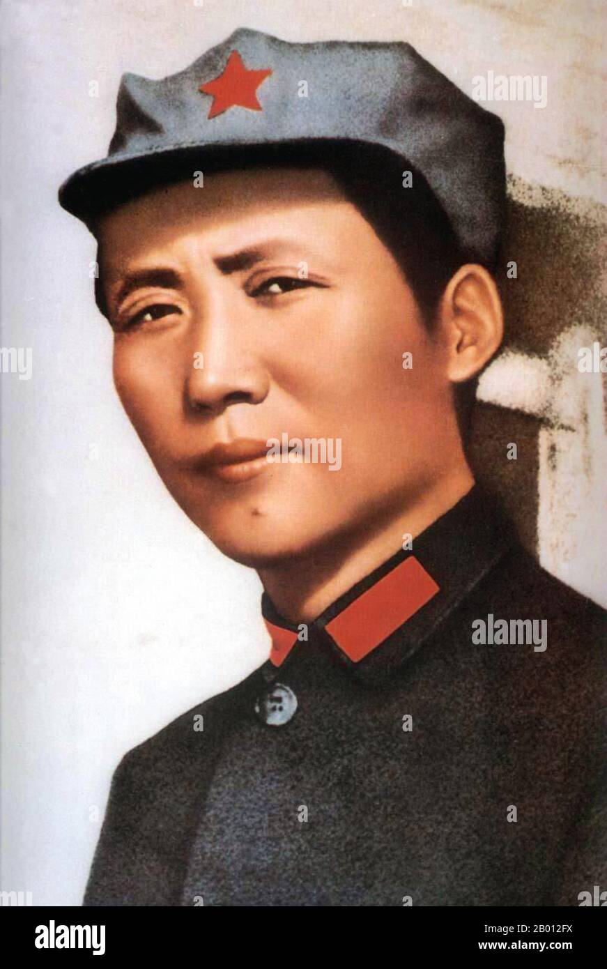China: Mao Zedong (Mao Tse-tung, 1893-1976) in Yan'an (Yenan) im Jahr 1935. Mao Zedong, auch transliteriert als Mao Tse-tung, chinesischer kommunistischer Revolutionär, Guerilla-Kriegsstratege, Autor, politischer Theoretiker, Und Führer der chinesischen Revolution. Allgemein als Vorsitzender Mao bezeichnet, war er seit seiner Gründung im Jahr 1949 der Architekt der Volksrepublik China (PRC) und hatte bis zu seinem Tod im Jahr 1976 die autoritäre Kontrolle über die Nation. Sein theoretischer Beitrag zum Marxismus-Leninismus sowie seine militärischen Strategien und politischen Strategien werden heute kollektiv als Maoismus bezeichnet. Stockfoto