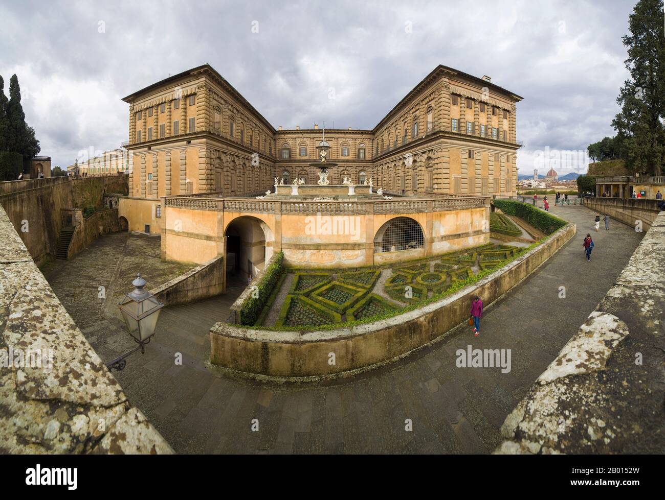 Italien, Toskana, Florenz, der Palast Pitti. Stockfoto