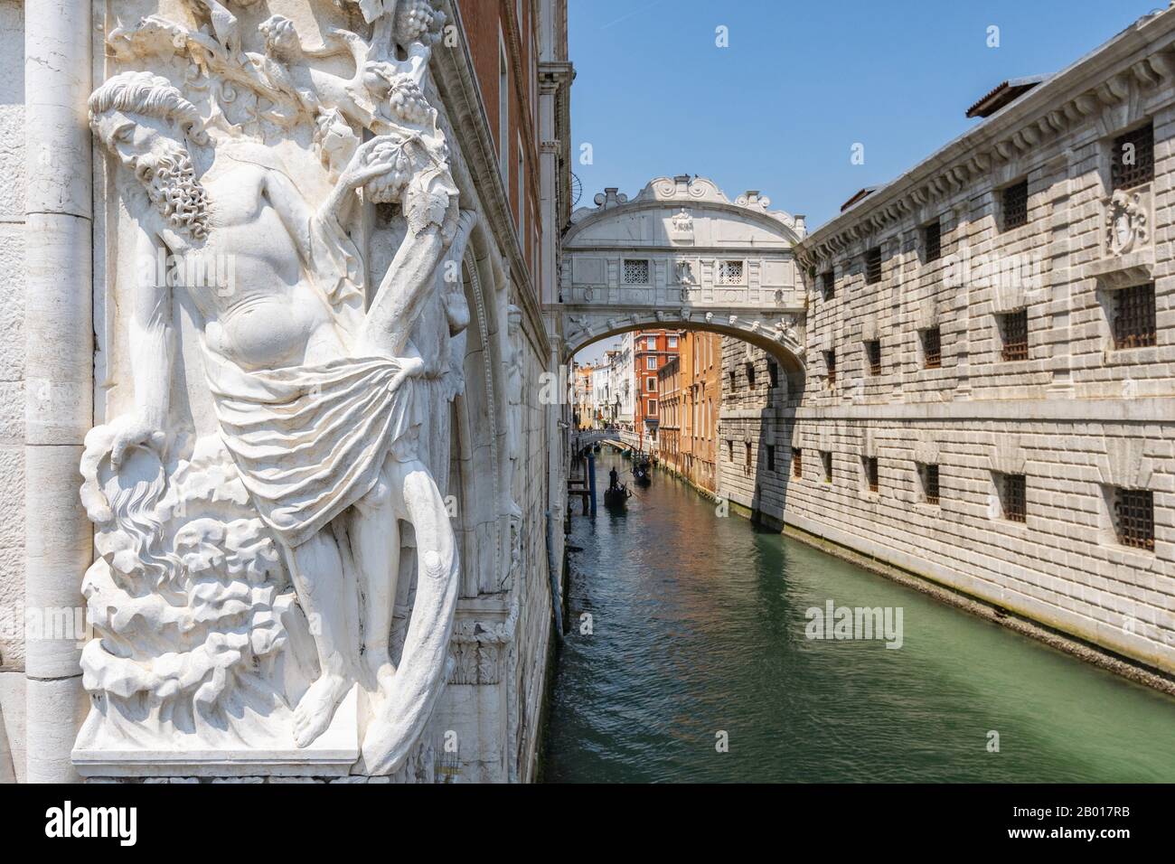 Kissenhülle Venedig Motiv - Gondel & Seufzerbrücke 40x40 Cm Dekokissen