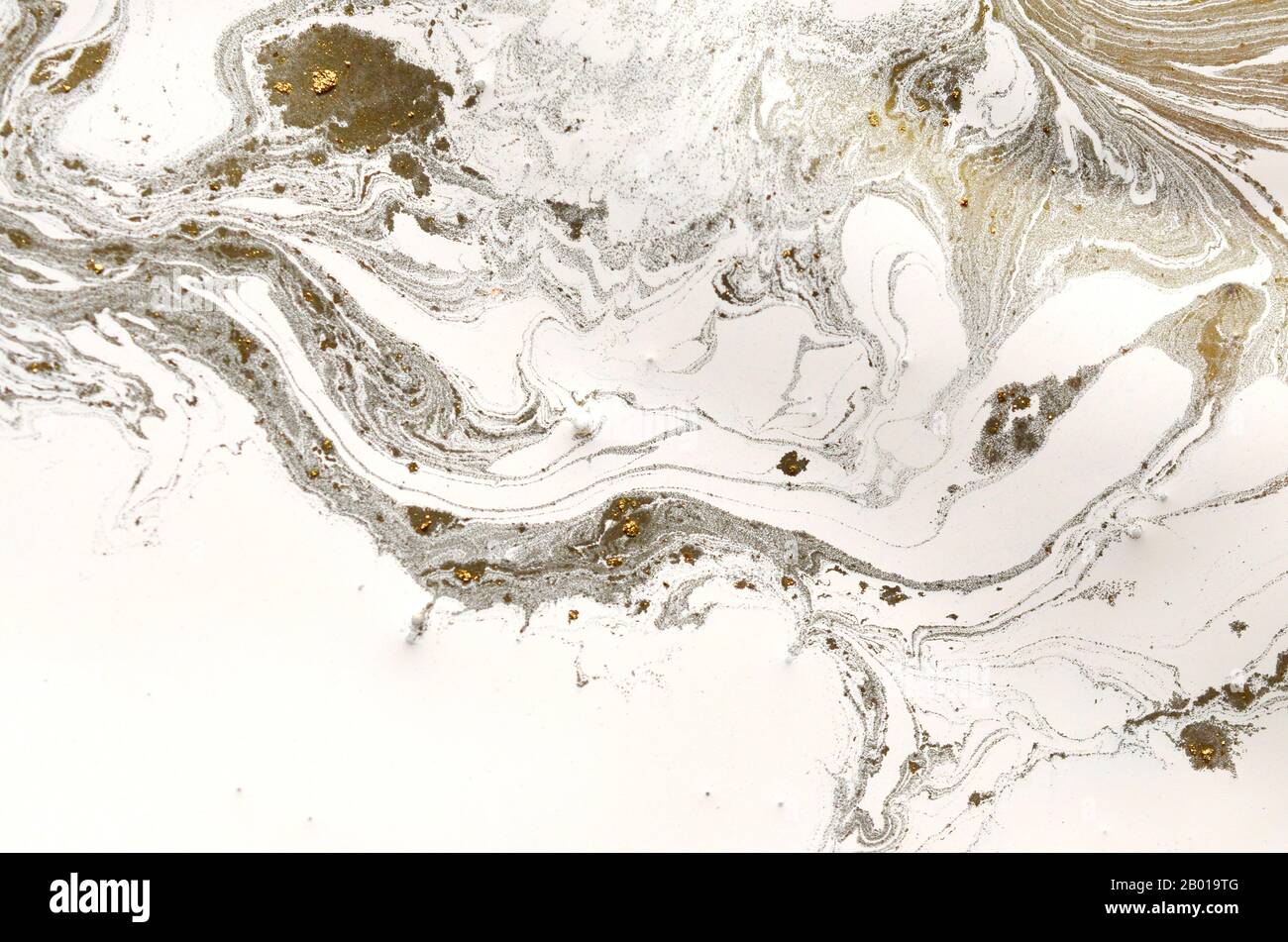 Marmor abstrakte Acryl Hintergrund. Art Marmorierung artwork Textur. Stockfoto