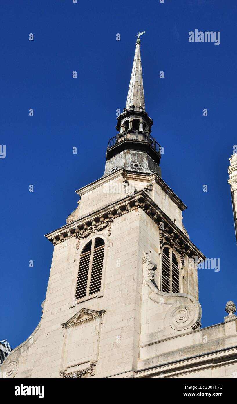 Die Wren Church of St Martin in Ludgate, Ludgate Hill, London, England Stockfoto