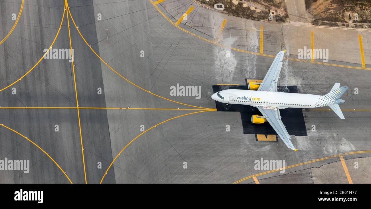 Aeroport de Palma, 09.01.2020, Luftbild, Spanien, Balearen, Mallorca, Palma Stockfoto