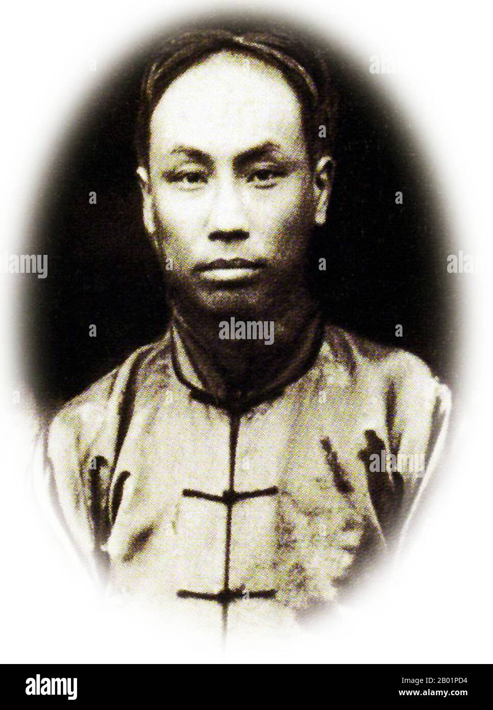 China: Chen Duxiu (8. Oktober 1879 bis 27. Mai 1942), führende Persönlichkeit der Bewegung vom 4. Mai, Mitbegründer der Kommunistischen Partei Chinas, Pädagoge, Philosoph, Politiker, um 1920er Jahre Chen Duxiu spielte viele verschiedene Rollen in der chinesischen Geschichte. Er war eine führende Figur in der antiimperialen Xinhai-Revolution und der Bewegung des Vierten Mai für Wissenschaft und Demokratie. Zusammen mit Li Dazhao war Chen 1921 Mitbegründer der Kommunistischen Partei Chinas. Er war sein erster Generalsekretär. Chen war Pädagoge, Philosoph und Politiker. Sein Stammhaus war in Anqing, Anhui. Stockfoto