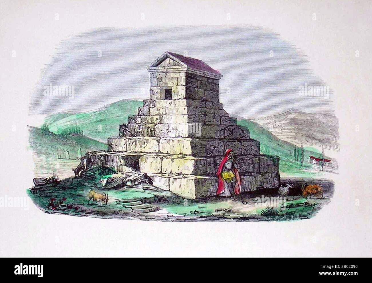 Cyrus II. Von Persien (Altpersisch: Kuruš (c 600 v. Chr. oder 576 v ...