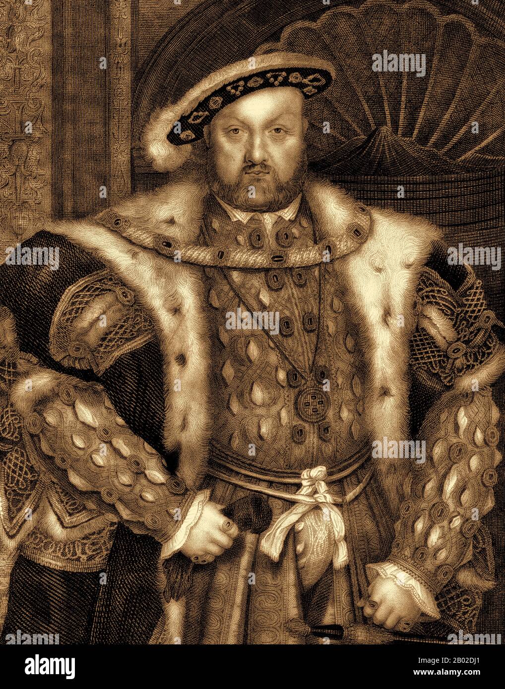 Heinrich VIII., König von England 1491-1547, Stockfoto