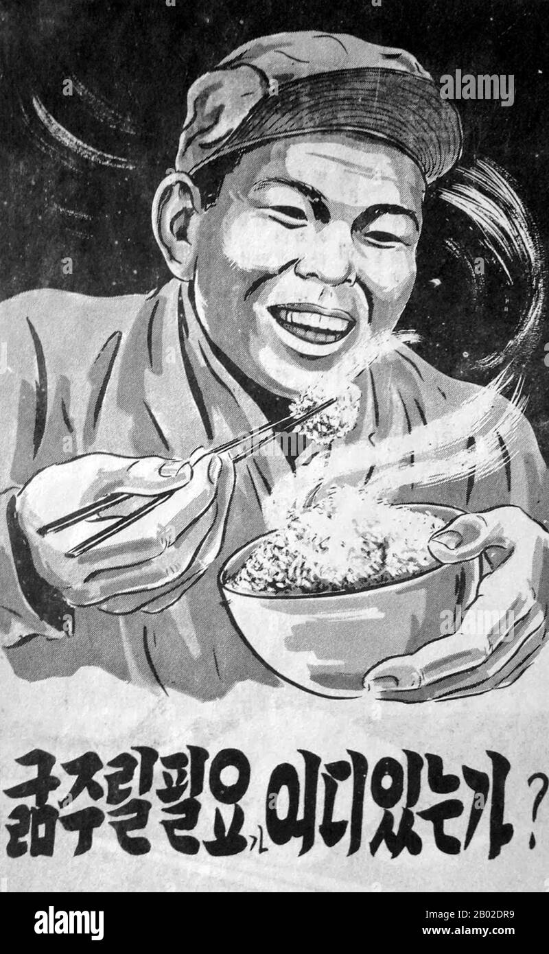 Der Koreakrieg (25. Juni 1950 - Waffenstillstand am 27. Juli 1953 unterzeichnet) war ein militärischer Konflikt zwischen der von den Vereinten Nationen unterstützten Republik Korea und Nordkorea, unterstützt von der Volksrepublik China (VR China), mit militärischer Sachhilfe der Sowjetunion. Der Krieg war ein Ergebnis der physischen Teilung Koreas durch ein Abkommen der siegreichen Alliierten zum Abschluss des Pazifikkriegs am Ende des zweiten Weltkriegs Die koreanische Halbinsel wurde von 1910 bis zum Ende des zweiten Weltkriegs von Japan regiert Nach der Kapitulation Japans 1945 teilten amerikanische Verwalter die Halbinsel a Stockfoto