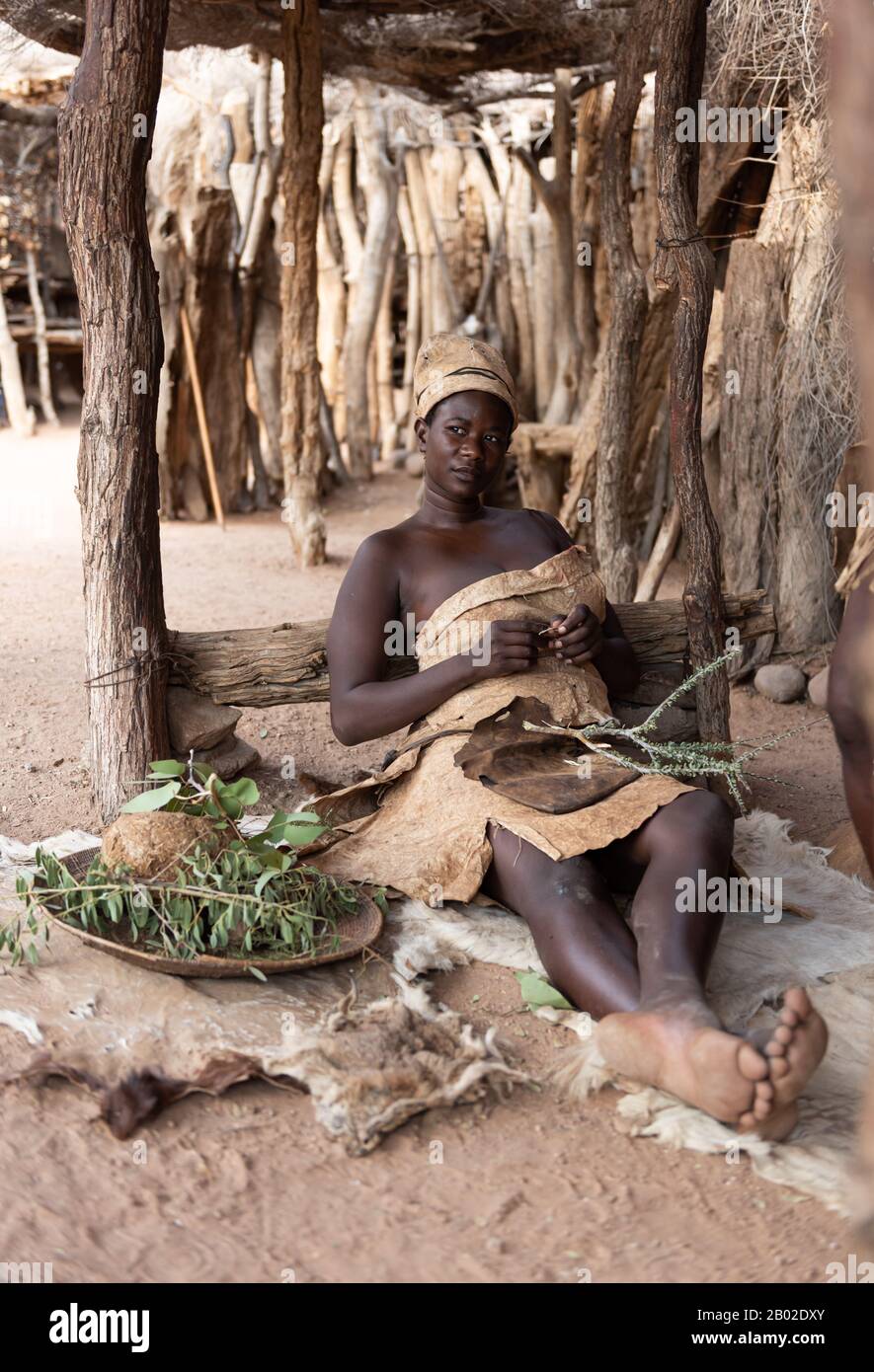 Damaraland, lebendiges Museum, Namibia Stockfoto