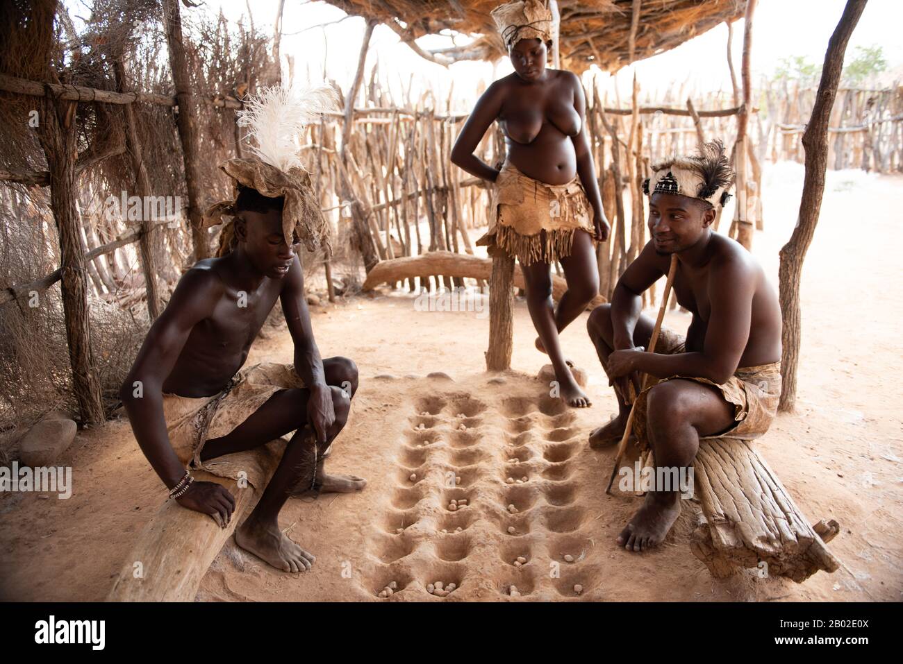 Damaraland, lebendiges Museum, Namibia Stockfoto