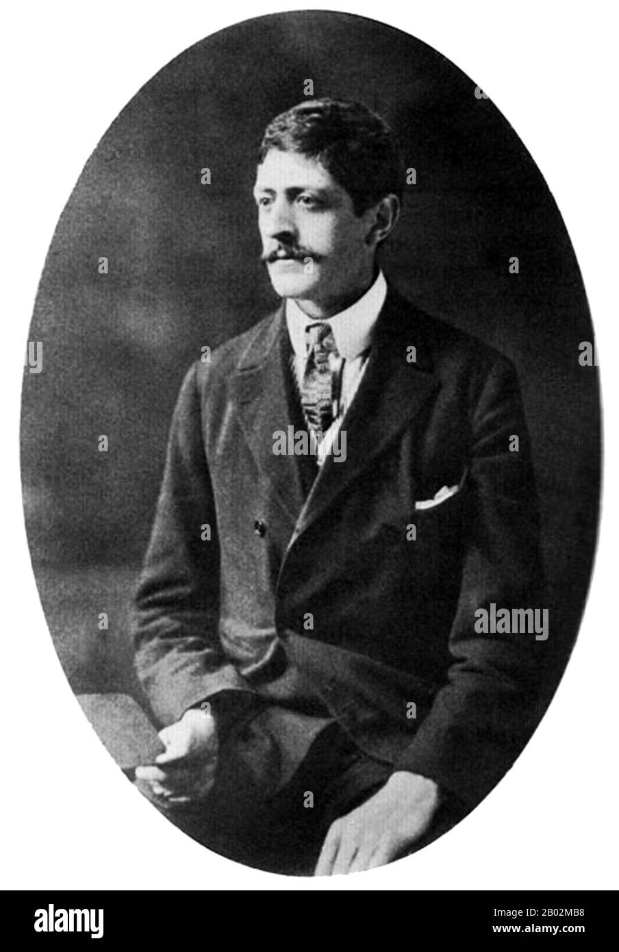Aubrey Nigel Henry Molyneux Herbert (zwischen 1880 und 26. September 1923) war ein britischer Diplomat, Reisender und Geheimdienstoffizier, der mit der albanischen Unabhängigkeit in Verbindung gebracht wurde. Zweimal wurde ihm der Thron Albaniens angeboten. Von 1911 bis zu seinem Tod war er konservativer Abgeordneter. Stockfoto