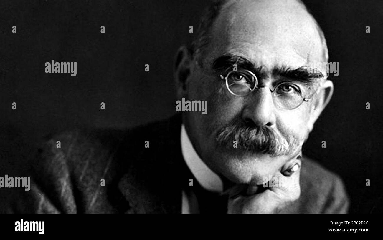 harto Por separado compañero Joseph Rudyard Kipling (30. Dezember 1865 - 18. Januar 1936) war ein  englischer Kurzgeschichtenautor, Dichter und Romanautor. Er schrieb  Erzählungen und Gedichte britischer Soldaten in Indien und Geschichten für  Kinder. Er wurde