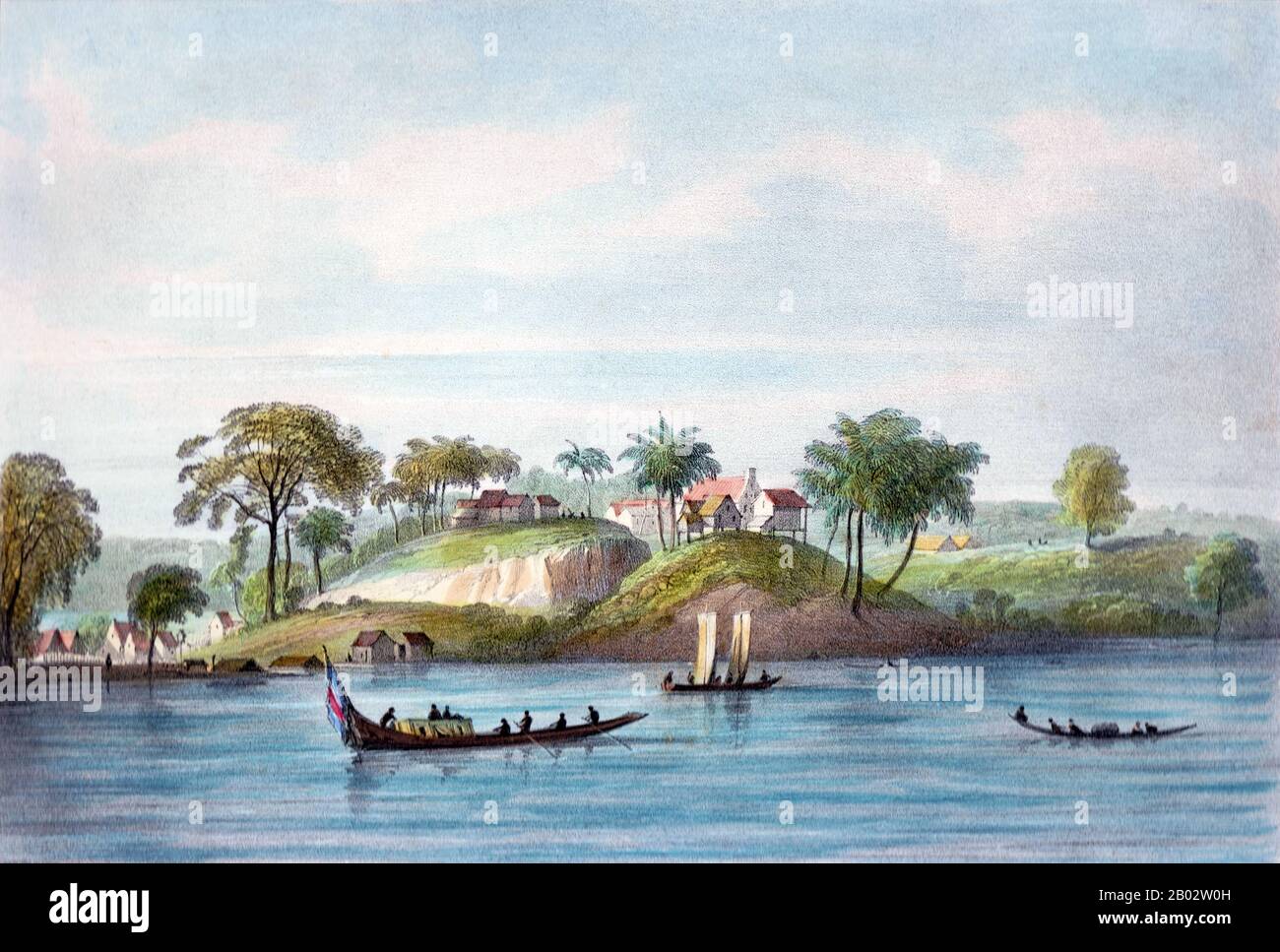 Jodensavanne (niederländisch, "Jewish Savanna") war ein Versuch, ein autonomes jüdischer Territorium in Suriname, Südamerika, zu errichten. Jodensavanne liegt im Para District, etwa 50 km südlich der Hauptstadt Paramaribo, am Suriname River. 1639 erlaubte die englische Regierung Sephardi-Juden aus den Niederlanden, Portugal und Italien, die Region zu siedeln und kam in die alte Hauptstadt Torarica. Im Jahr 1652 kam eine neue Gruppe, die unter der Führung von Lord Willoughby einwanderte, nach Suriname und ließ sich im Gebiet Jodensavanne nieder. Eine dritte Gruppe kam 1664, nach ihrer Ausweisung aus Brasilien und dann Stockfoto