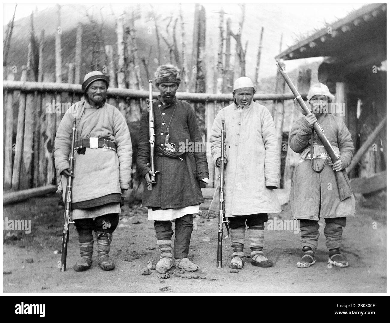 Sir Marc Aurel Stein (meist Aurel Stein genannt) KCIE, FBA (ungarisch: Stein Mark Aurel) (26. November 1862 - 26. Oktober 1943) war ein ungarischstämmiger britischer Archäologe, der sich hauptsächlich mit der Erforschung des antiken Zentralasiens beschäftigte. Außerdem war er Professor an verschiedenen indischen Universitäten. Stockfoto