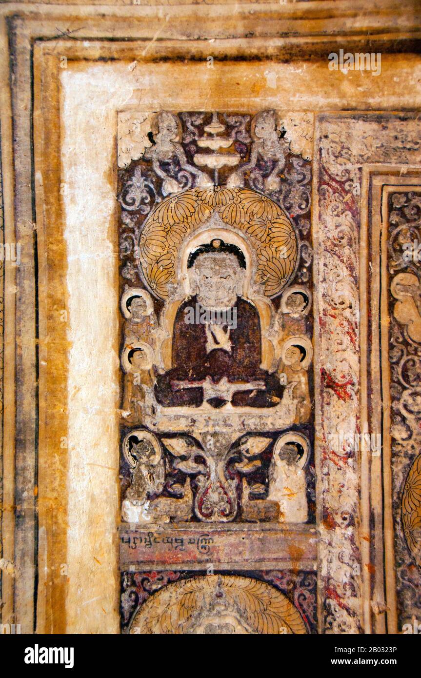 Bagan, früher Pagan, wurde hauptsächlich zwischen dem 11. Und 13. Jahrhundert erbaut. Formal mit Arimaddanapura oder Arimaddana (die Stadt des Feindlichen Kreuzers) betitelt und auch Tambadipa (das Land der Kupfer) oder Tassadessa (das Geparchte Land) genannt, war es die Hauptstadt mehrerer uralter Königreiche in Birma. Stockfoto