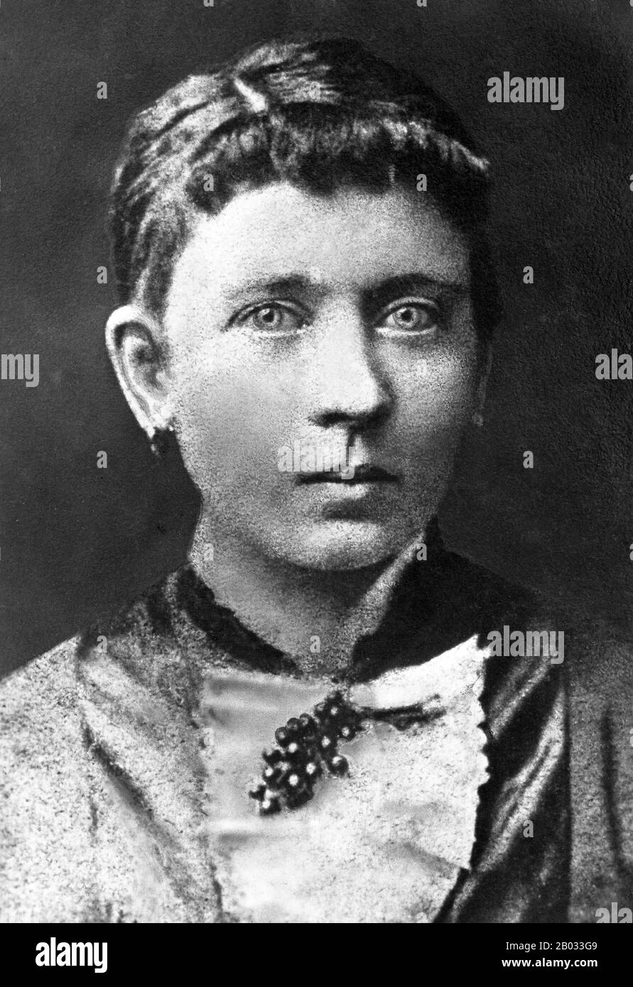 Klara Hitler (geborene Pölzl; 12. August 1860 - 21. Dezember 1907) war Mutter des deutschen Politikers und Parteichefs der NS-Partei Adolf Hitler. Stockfoto