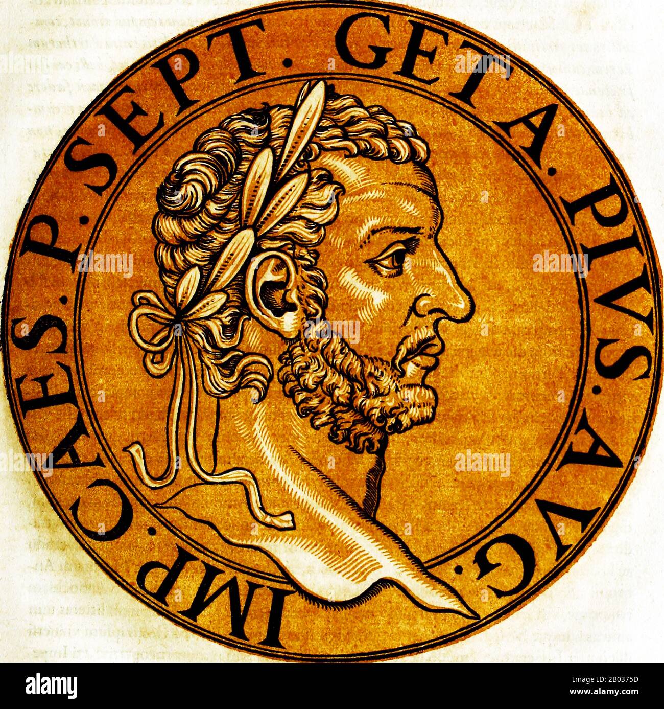 Geta (189211 CE) war der jüngere Sohn des in Rom während der