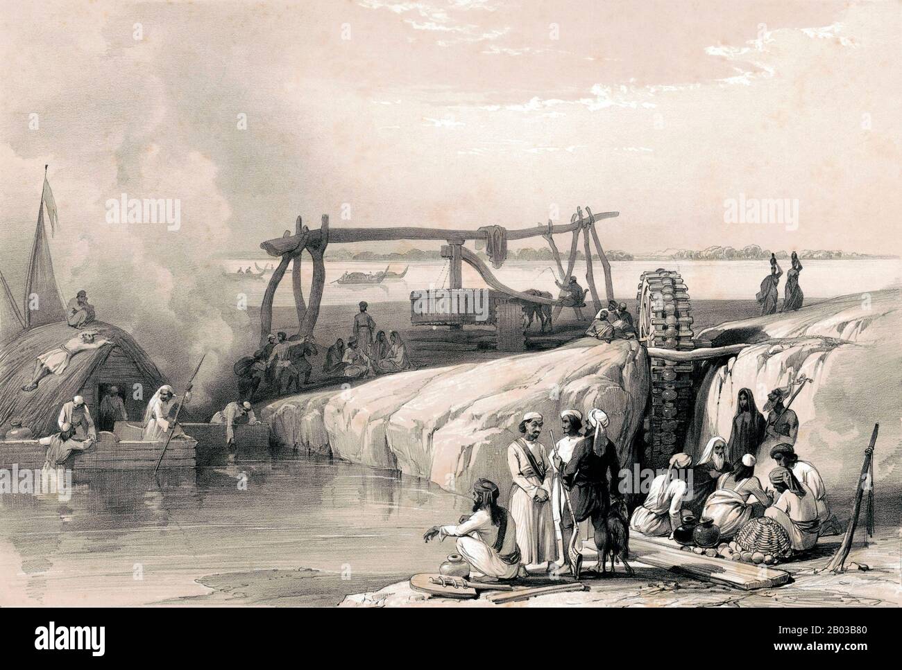 Der Erste Anglo-Afghanische Krieg wurde zwischen Britisch-Indien und Afghanistan von 1832-2 geführt. Es war einer der ersten großen Konflikte während des Großen Spiels, des Wettbewerbs um Macht und Einfluss im 19. Jahrhundert in Zentralasien zwischen dem Vereinigten Königreich und Russland. Und markierte auch einen der schlimmsten Rückschläge, die der britischen Macht in der Region nach der Konsolidierung von British Raj durch die East India Company zugefügt wurden. Stockfoto