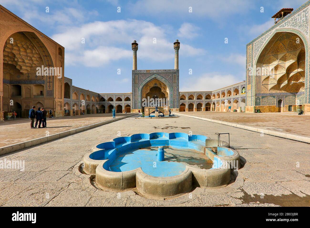 Historische Freitagsmoschee in Isfahan, Iran Stockfoto