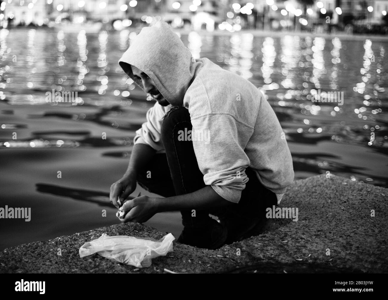 Flüchtlingskrise Griechenland 2019 Stockfoto