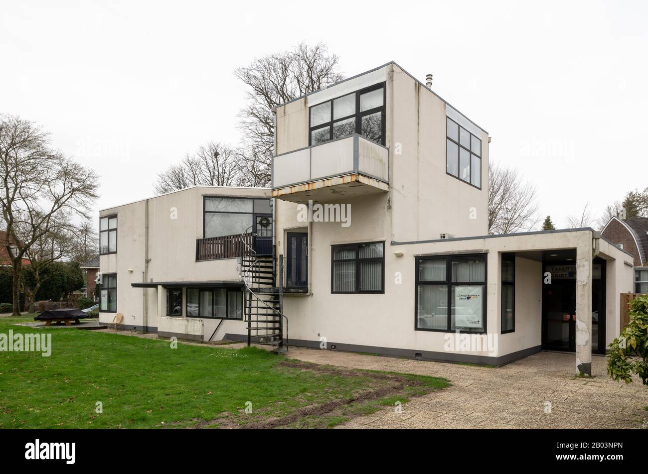 Zeist, Musikschule, 1932 von Gerrit Rietveld erbaut Stockfoto