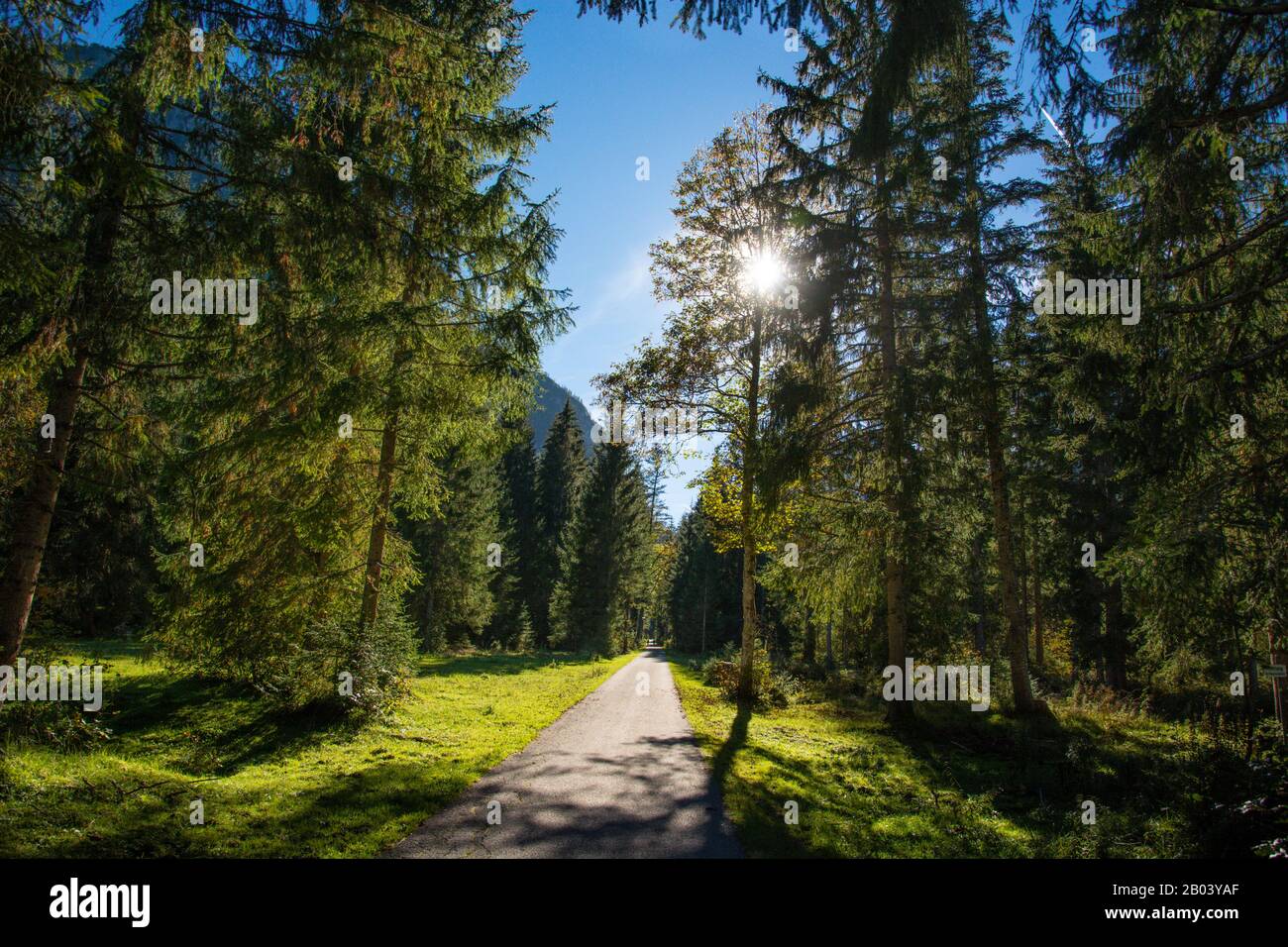 Karwendel-Bergkette in Tyrol in den alpen/Österreich Stockfoto