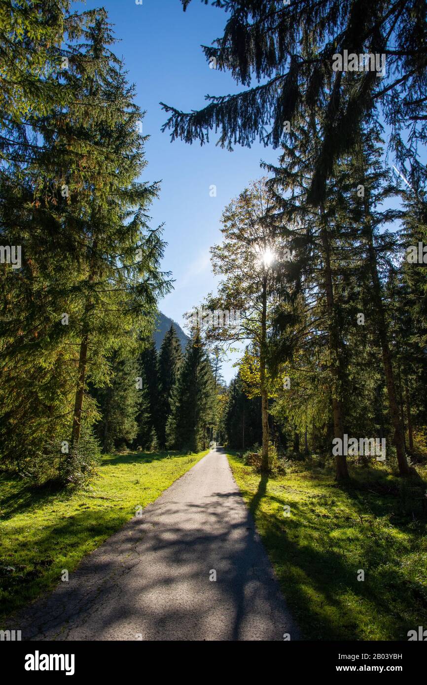 Karwendel-Bergkette in Tyrol in den alpen/Österreich Stockfoto