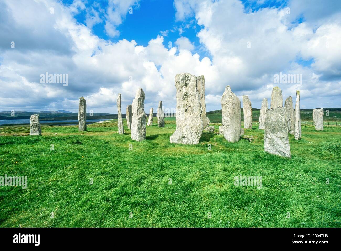 Callanish Standing Stones, Isle of Lewis, Schottland, Großbritannien Stockfoto