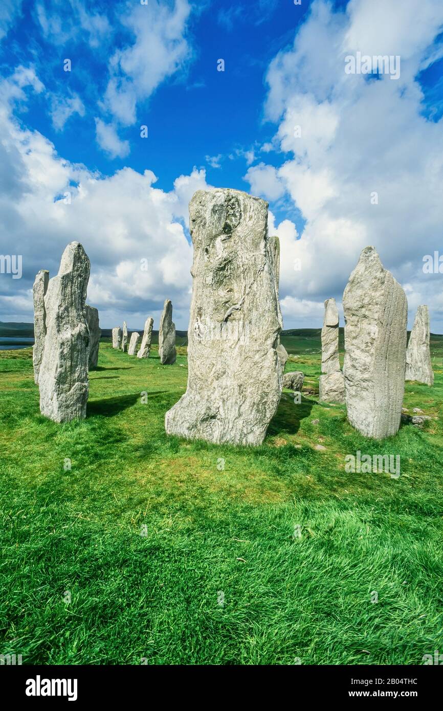 Callanish Standing Stones, Isle of Lewis, Schottland, Großbritannien Stockfoto