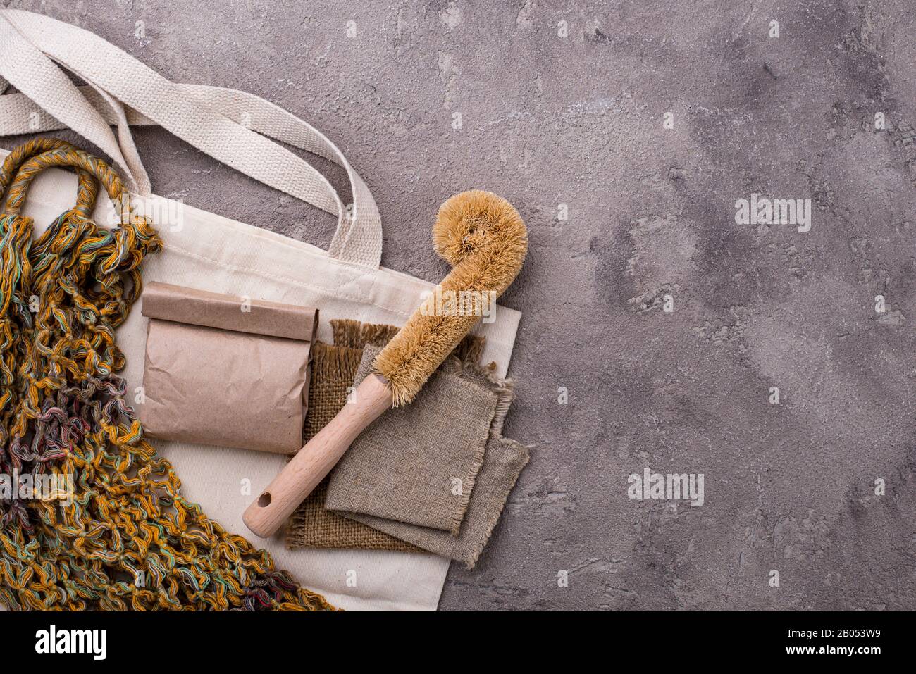 Kein Abfall natürliches Zubehör für die Reinigung Stockfoto