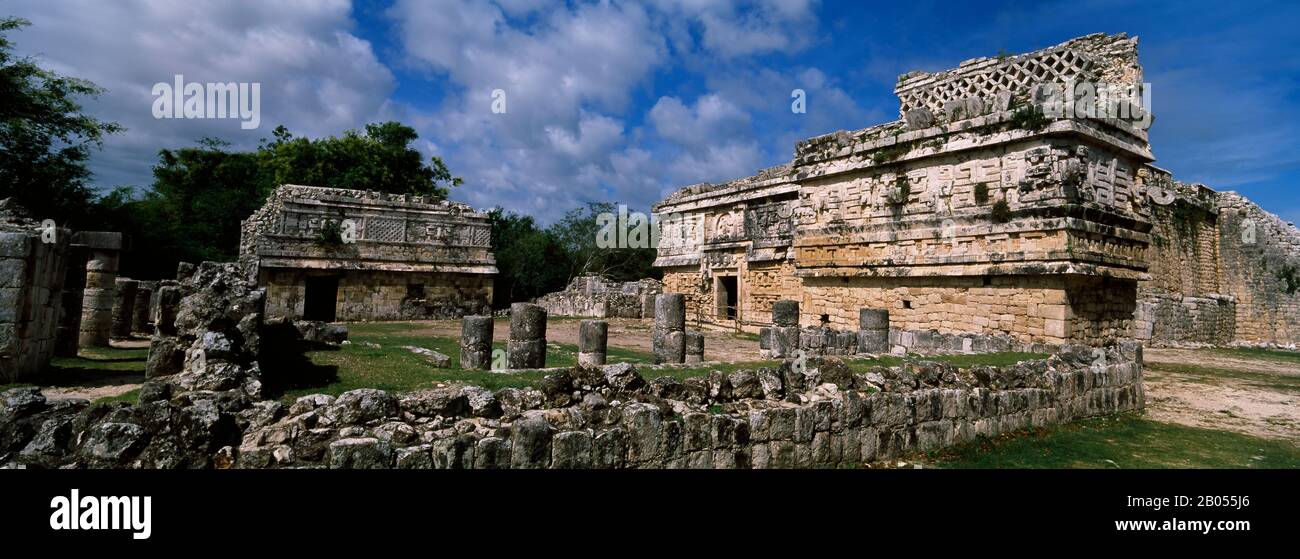 Ruinen eines Tempels, Chichen Itza, Yucatan, Mexiko Stockfoto Ruinen eines Tempels, Chichen Itza, Yucatan, Mexiko Stockfoto