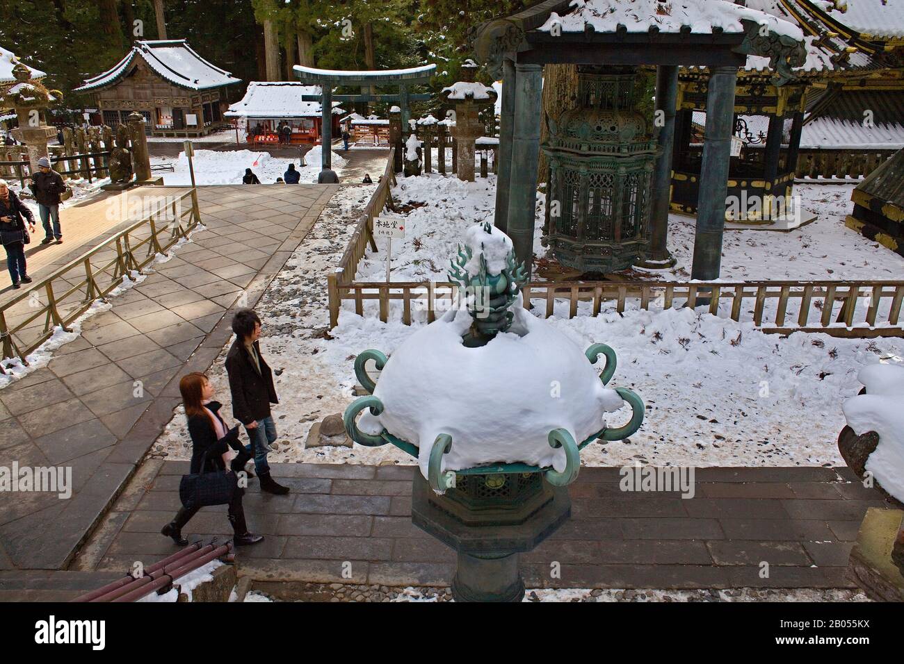 Übersicht, Toshogu Shinto Schrein, Nikko, Japan Stockfoto