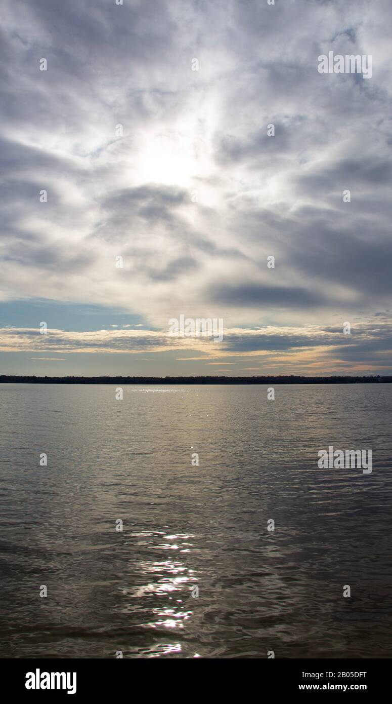Landschaft am Jefferson Patterson Park Stockfoto