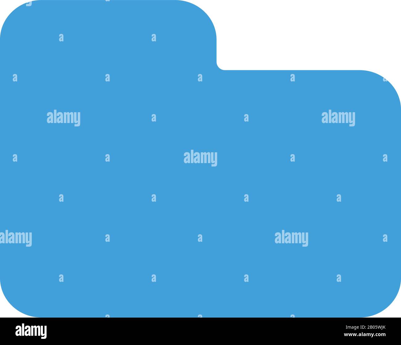 Vektorvorlage für Ordnersymbole Stock Vektor