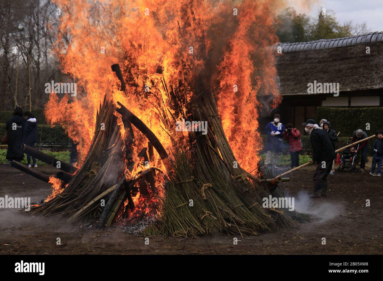 Die ornamentale Skulptur eines Schreins Stockfoto