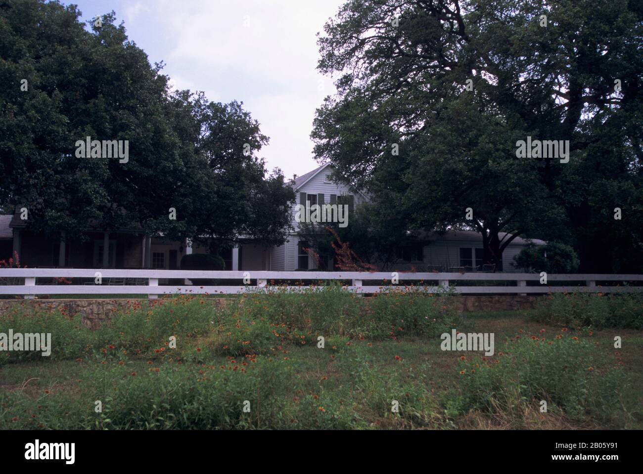 USA, TEXAS, LYNDON B. JOHNSON NATIONAL HISTORIC PARK, LBJ RANCH HOUSE Stockfoto