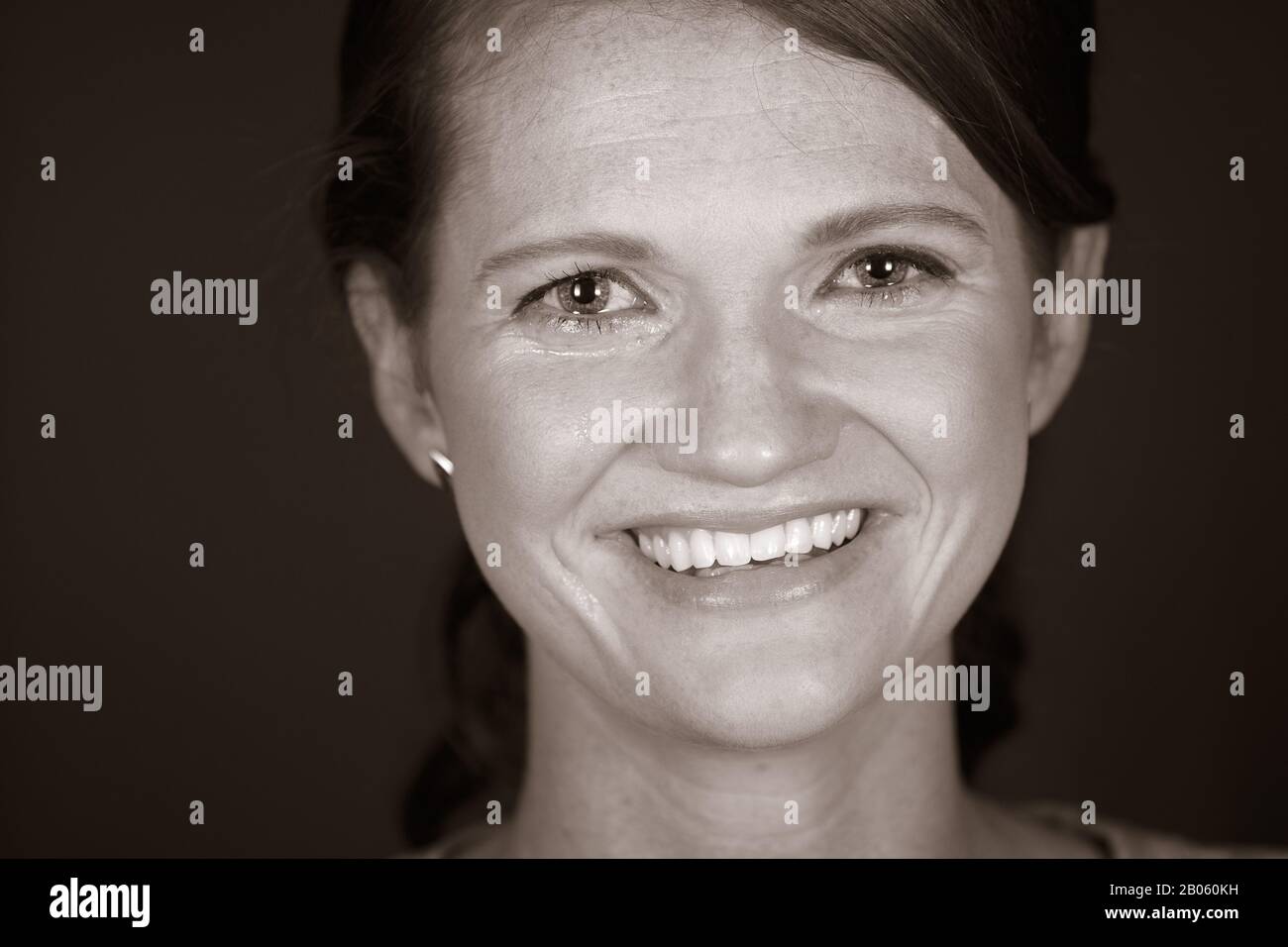 Frauen weibliche Mutter Weinte Tränen Des Glücks oder Der Traurigkeit Stockfoto