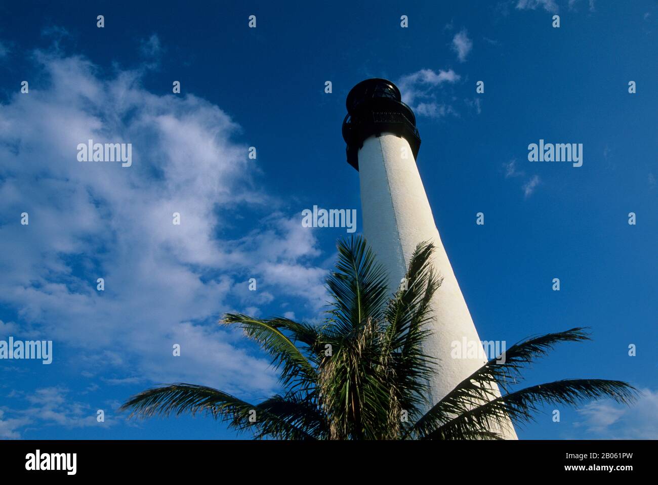 USA, FLORIDA, MIAMI, KEY BISCAYNE, BILL BAGGS CAPE FLORIDA STATE PARK, LEUCHTTURM Stockfoto