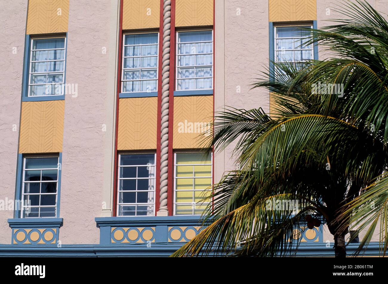 USA, FLORIDA, MIAMI BEACH, ART DECO DISTRICT, OCEAN DRIVE, LOKALE ARCHITEKTUR Stockfoto