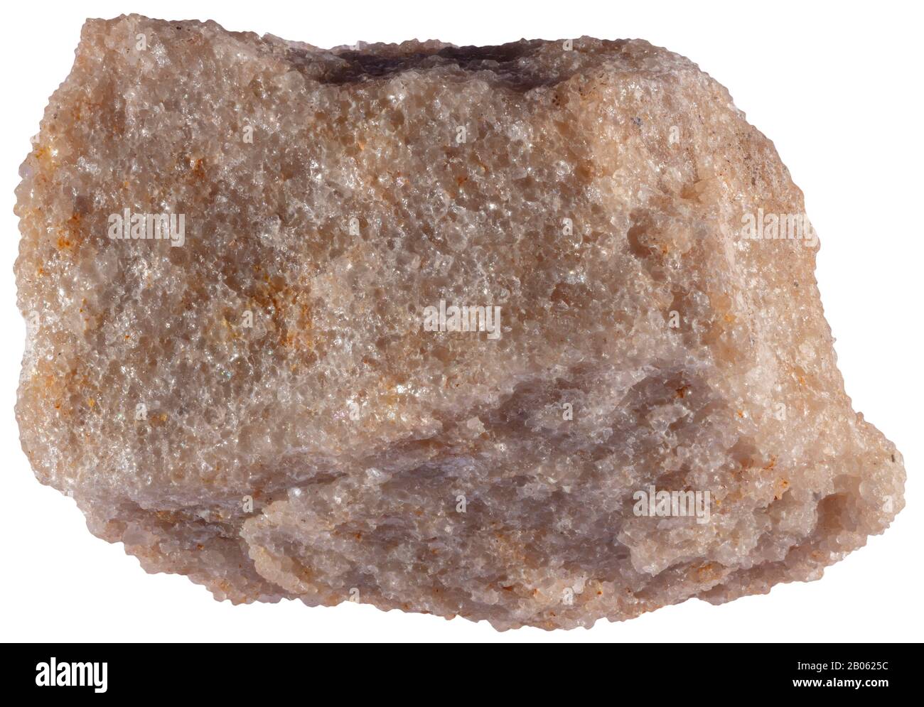 Akermanit, Karbonat, Oka, Quebec Melilite Mineral der Sorosilikatgruppe Stockfoto