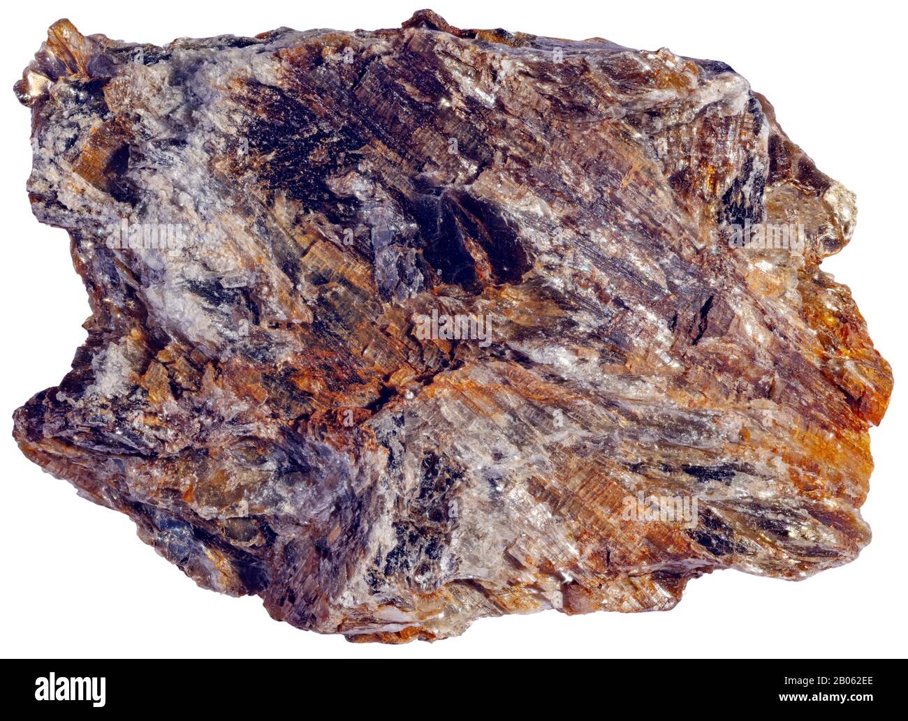 Anthophyllit, Montauban, Quebec Stockfoto